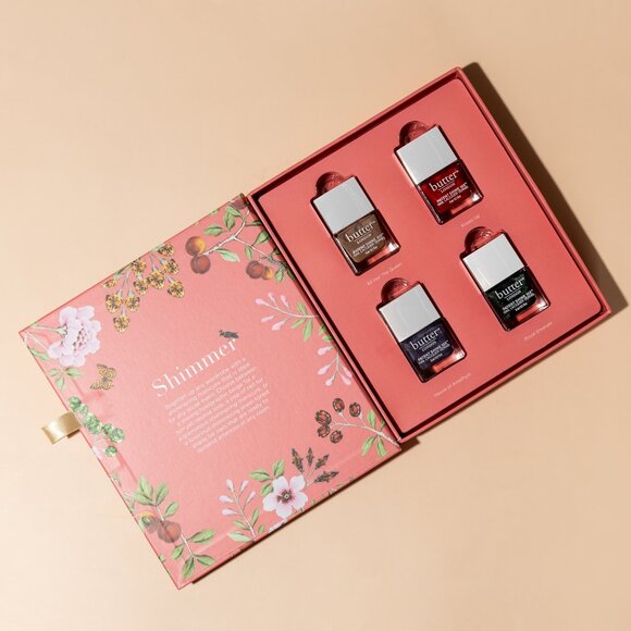 butter LONDON NON-TOXIC Legends of London 4-piece Pro Nail Polish Gel-like Set - Picture 1 of 11